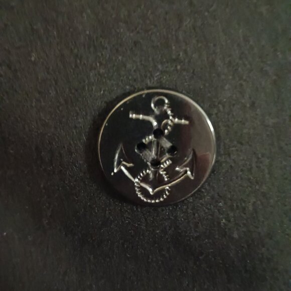 DLA Quarterdeck Enlisted Black Wool Double Breasted Peacoat Men’s Size 38R EUC - Picture 5 of 16